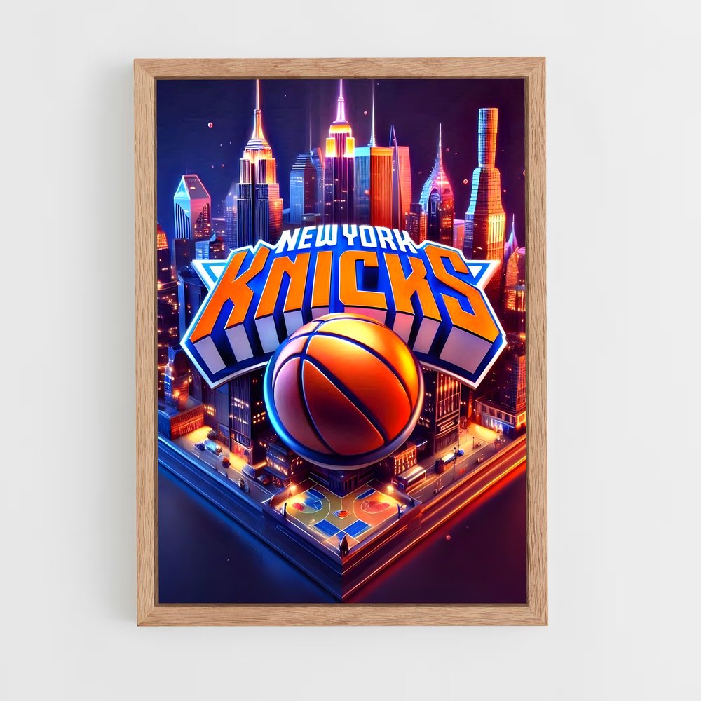 Poster Dunk de la Grosse Pomme – affiche Basketball (vue 4)